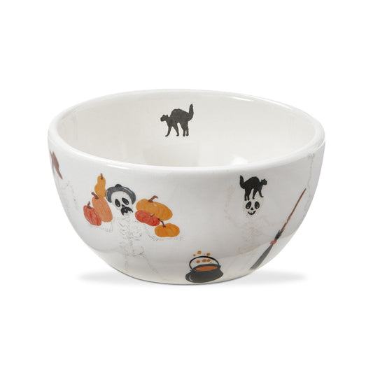 dancing skeleton bowl - multi