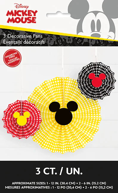 Mickey Mouse Paper Fan Decoration Kit