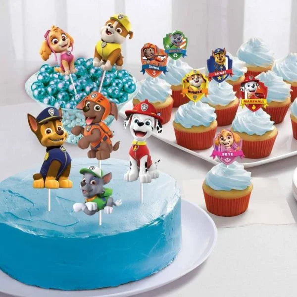 Cake Topper Kit 12pk Paw Patrol