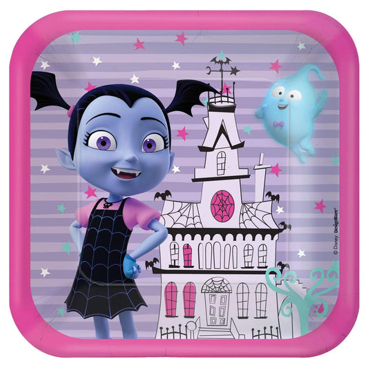 Platos de postre para fiesta de cumpleaños de Vampirina
