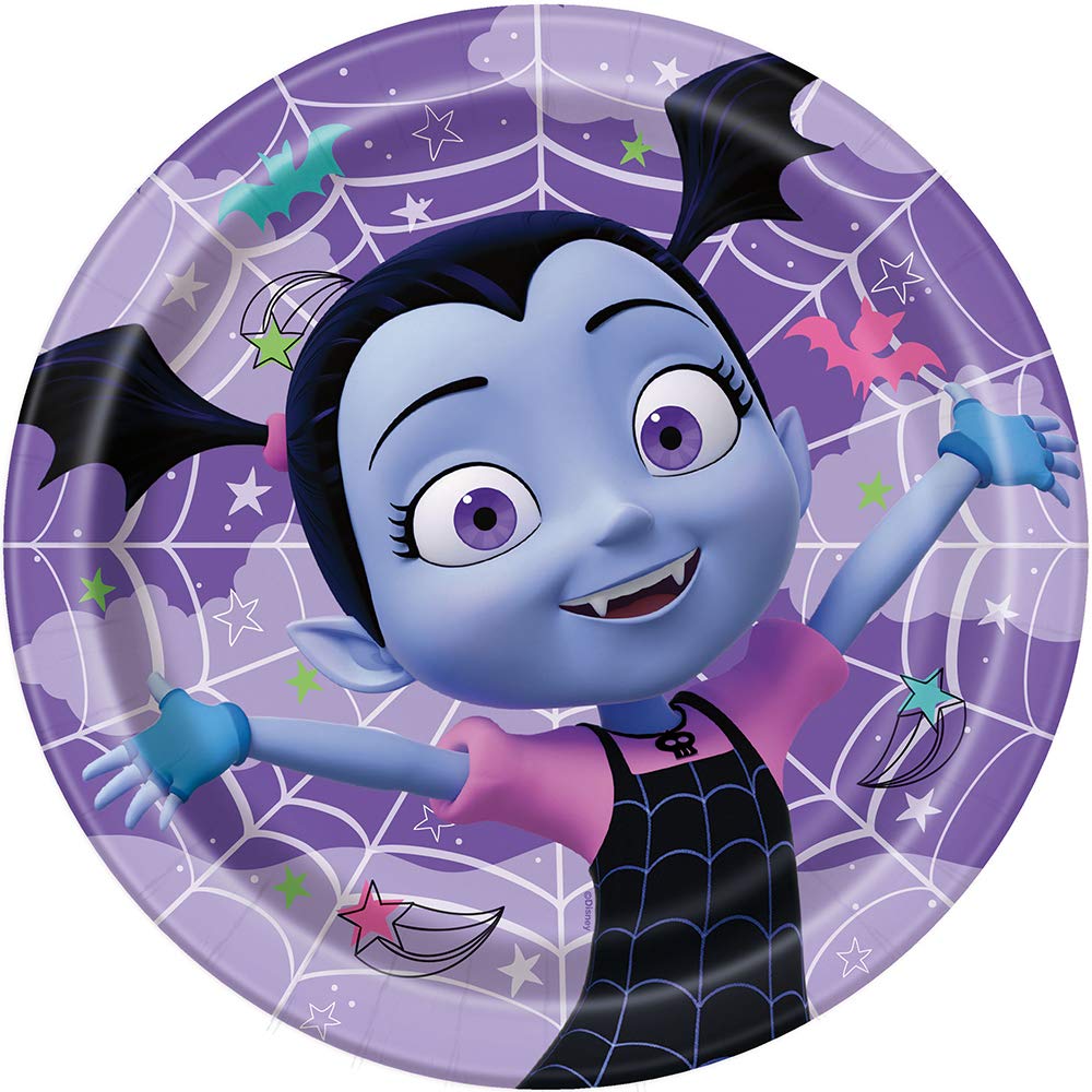 Vampirina Round Dinner Plates