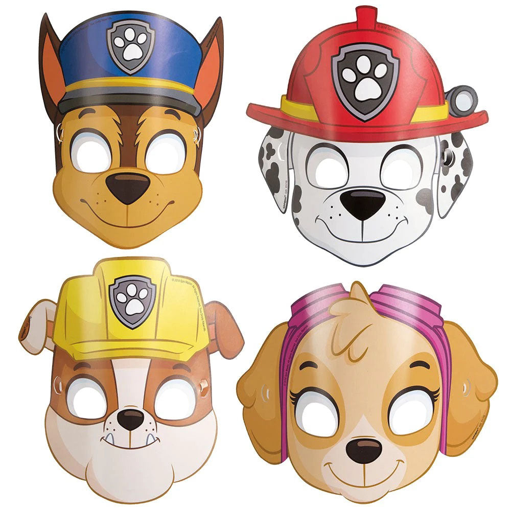 PAW PATROL MASKS (PACK OF 8)