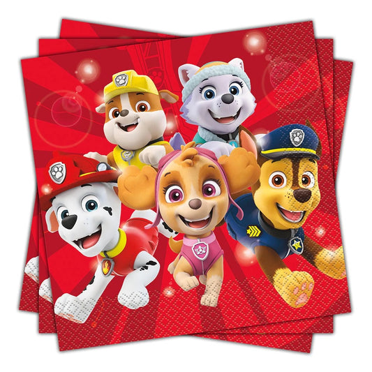Servilletas de papel de Paw Patrol