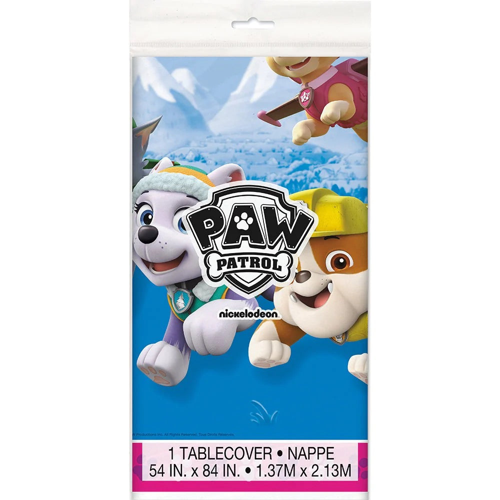 Girl Paw Patrol Plastic Tablecover