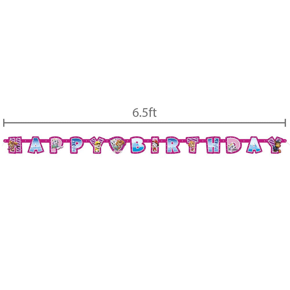 Skye PAW Patrol Birthday Banner, 6.5ft