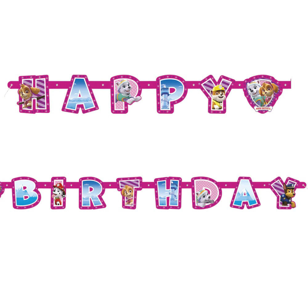 Skye PAW Patrol Birthday Banner, 6.5ft