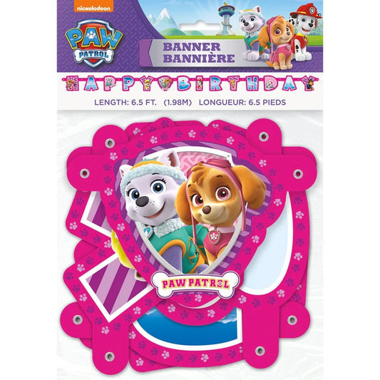 Skye PAW Patrol Birthday Banner, 6.5ft