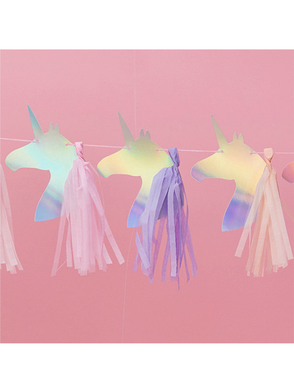 Iridescent Foiled Unicorn Banner