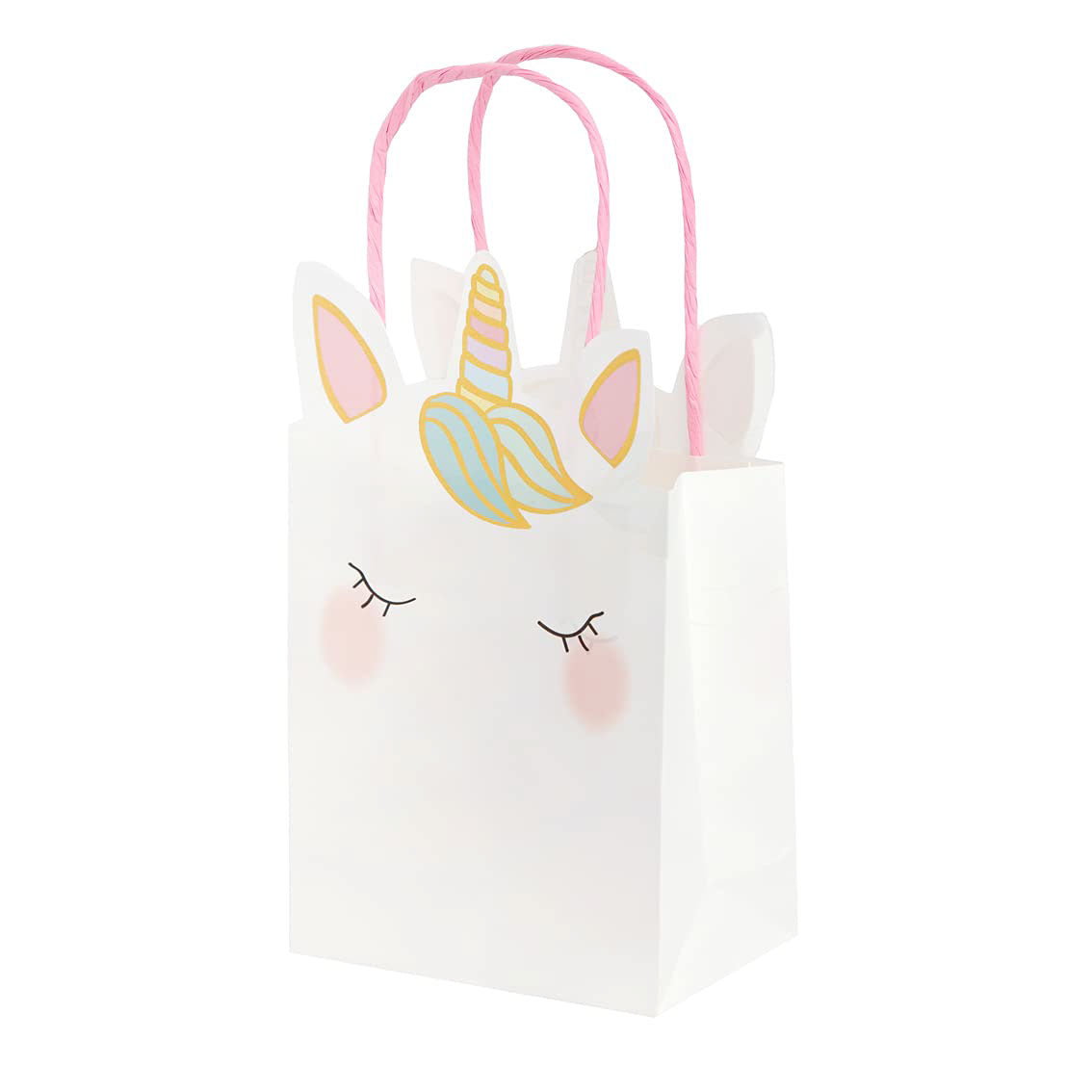 Bolso de fiesta con forma de unicornios de We Heart, paquete de 6