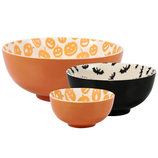 Bowl Set - Jack O'Lantern