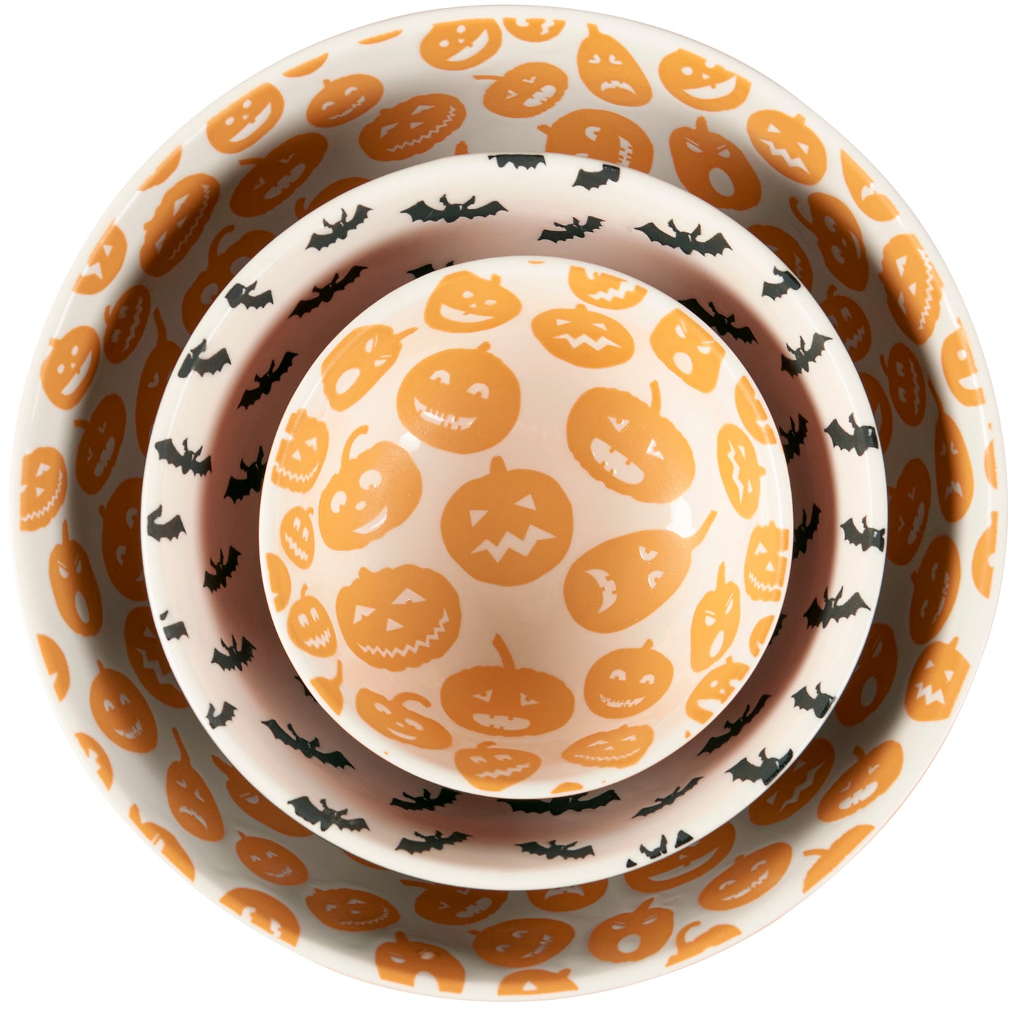 Bowl Set - Jack O'Lantern