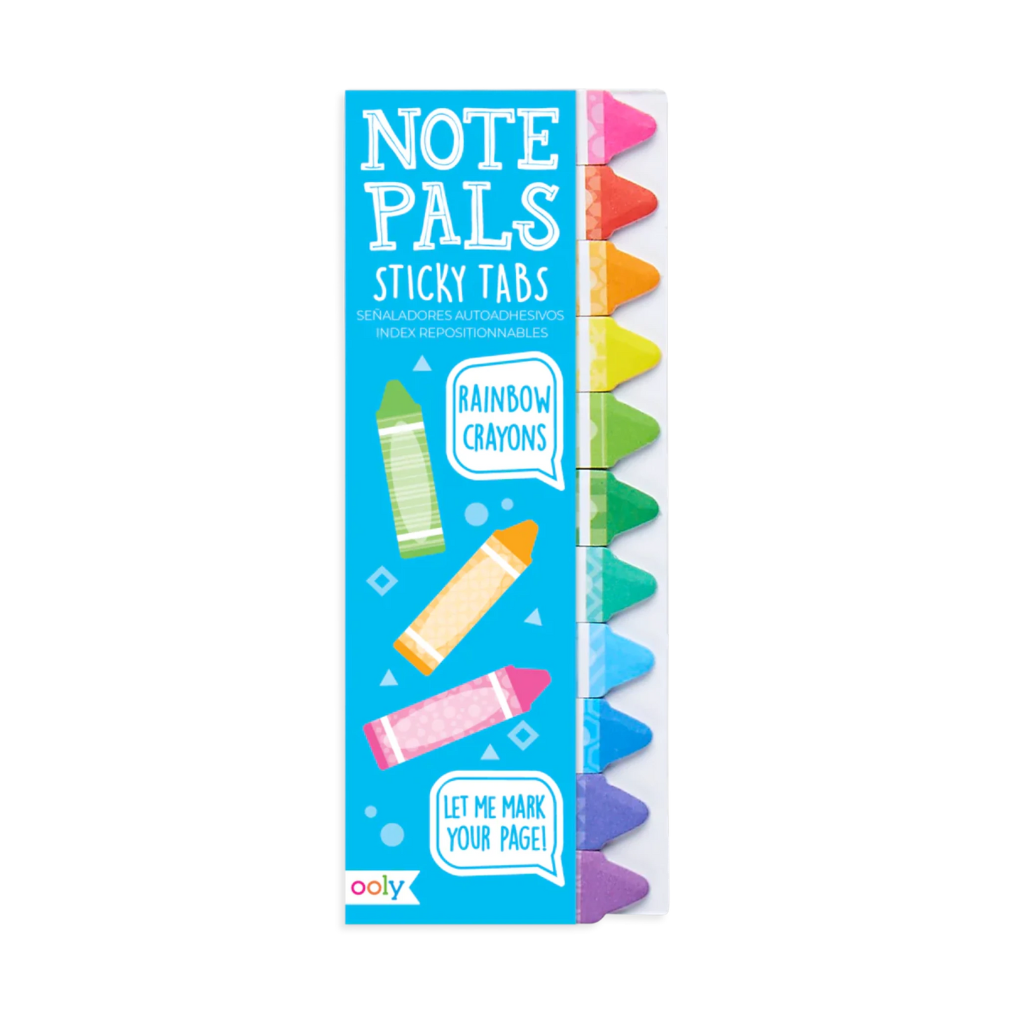 Note Pals Sticky Tabs - Rainbow Crayons (1 Pack)