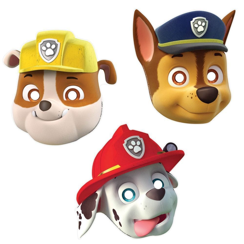 PAW Patrol Birthday Party Masks
