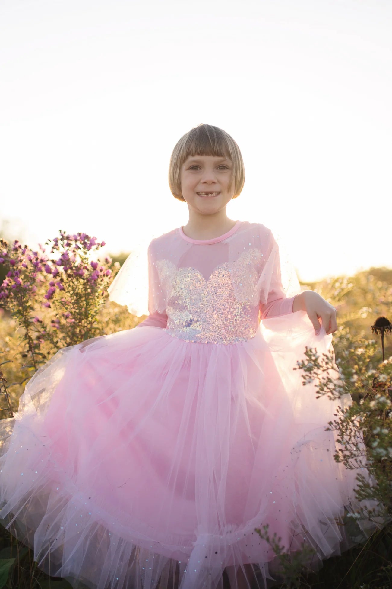 Elegant in Pink Dress