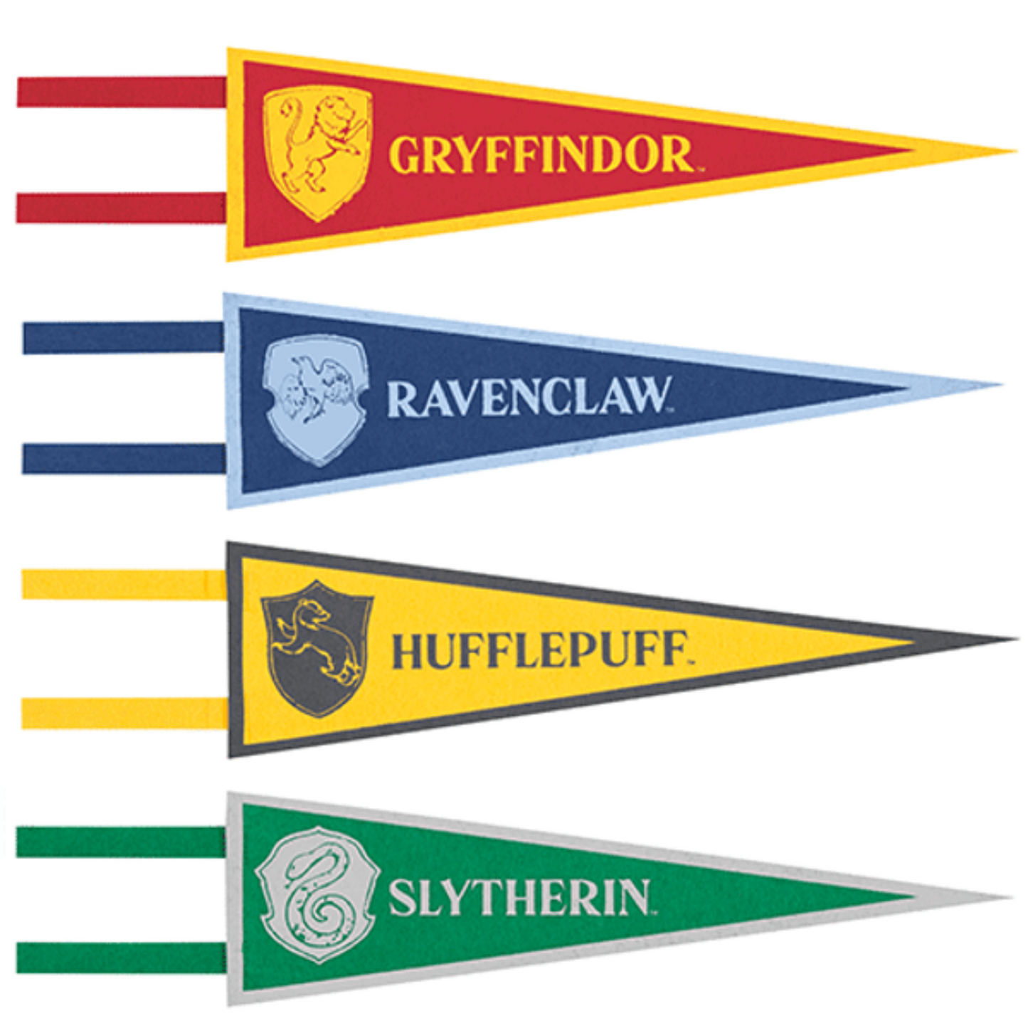 Harry Potter Fabric Pennants 4ct