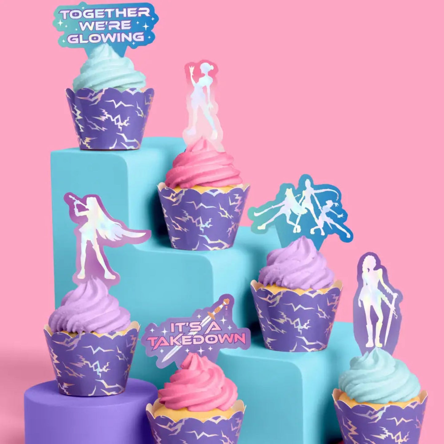 k-Pop Star Cupcake Toppers