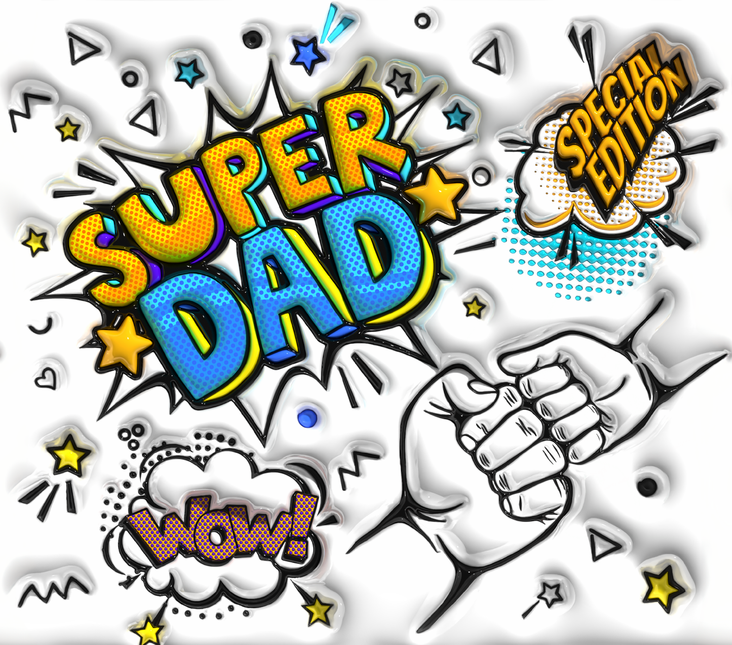 Super Dad Tumbler Personalized