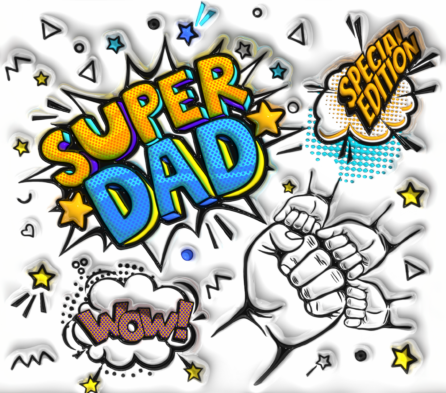 Super Dad Tumbler Personalized