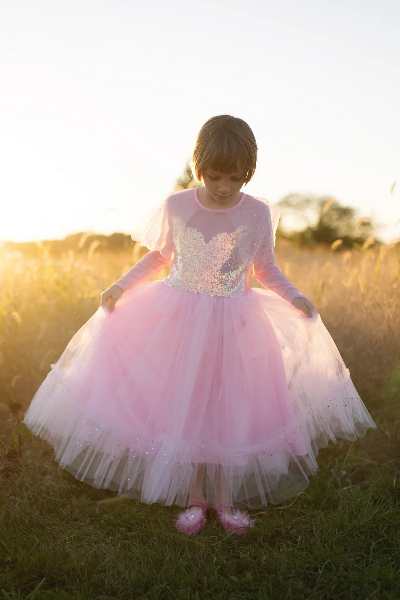 Elegant in Pink Dress