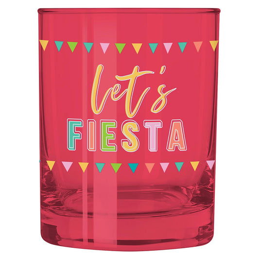 Vaso de vidrio mexicano (Vamos de fiesta)