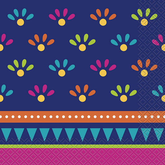 Servilletas grandes boho fiesta mexicana