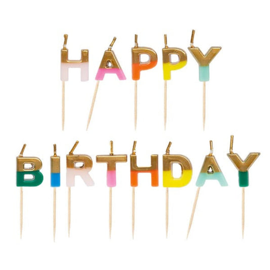 VELAS BRILLANTES DE FELIZ CUMPLEAÑOS