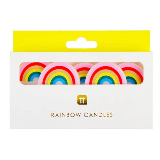 Velas de arcoíris