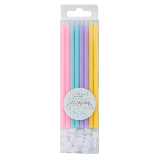 Velas - Arcoiris 16uds