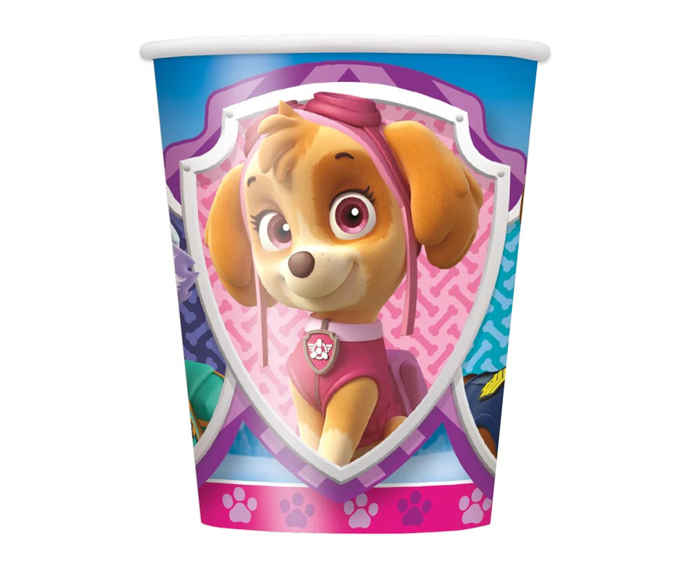 Paw Patrol paper cups - 8 pk girl