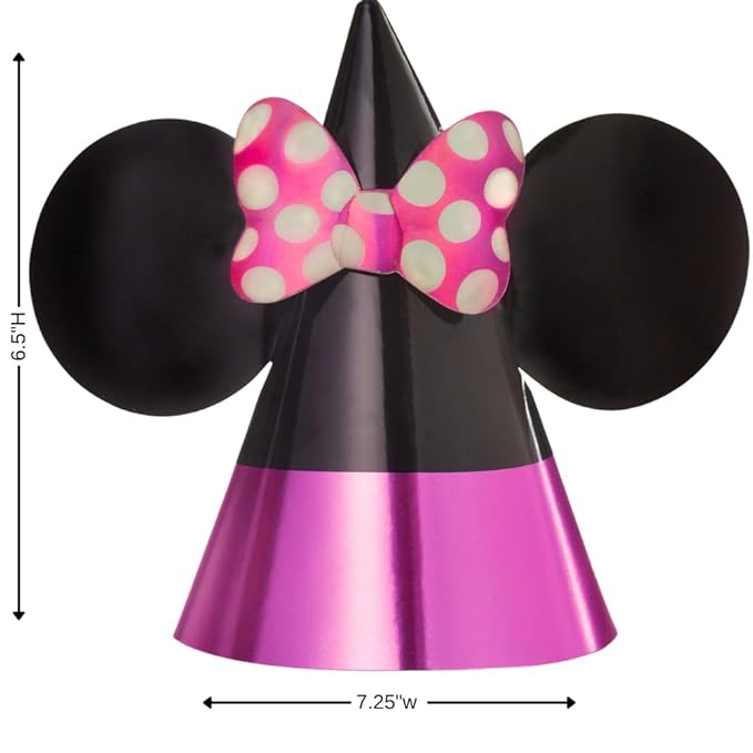 Minnie Mouse Party Hats Paper Cone