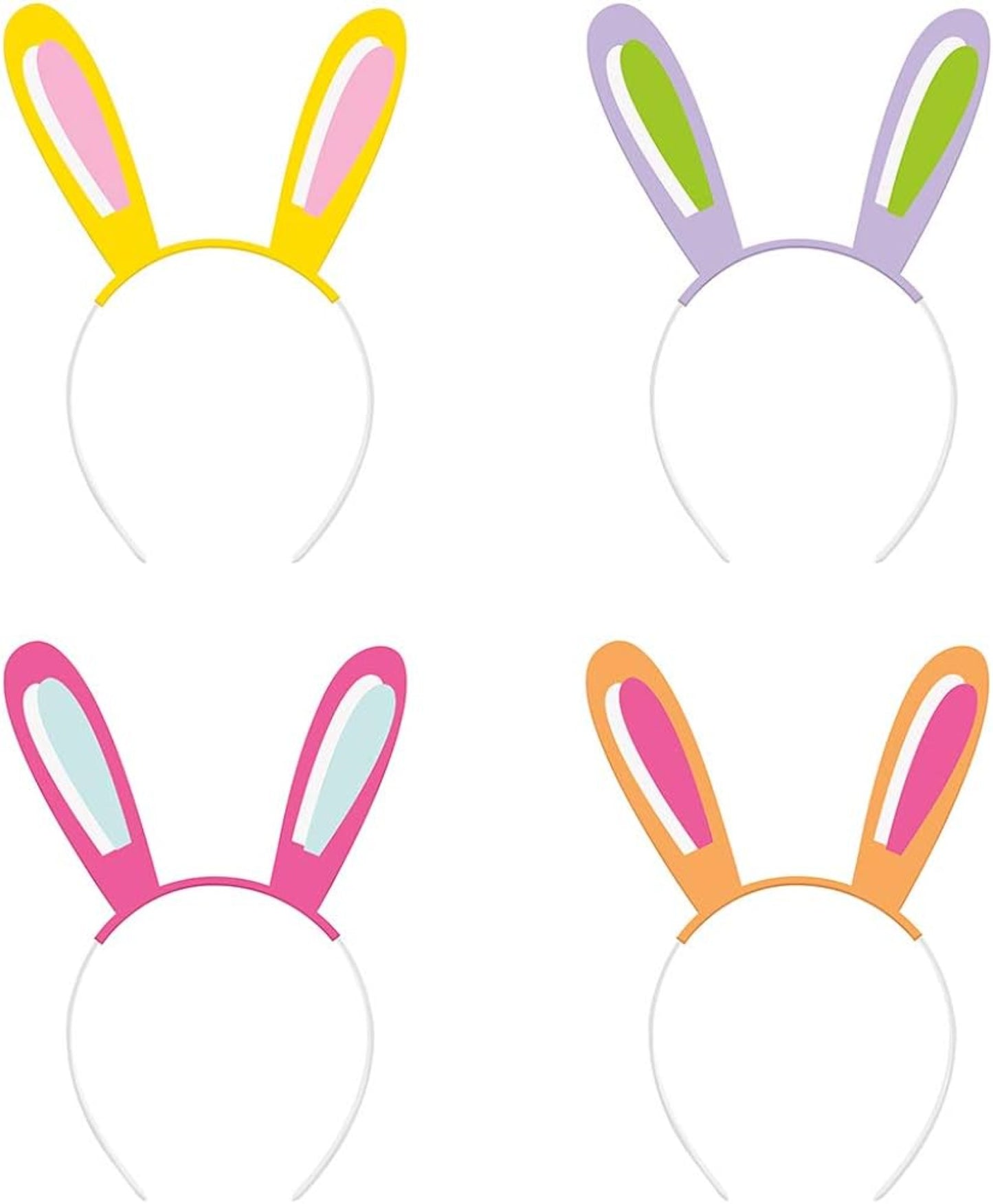 Diademas con orejas de conejo de Pascua