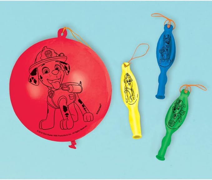 Assorted Paw Patrol Punch Balloons-4 pcs