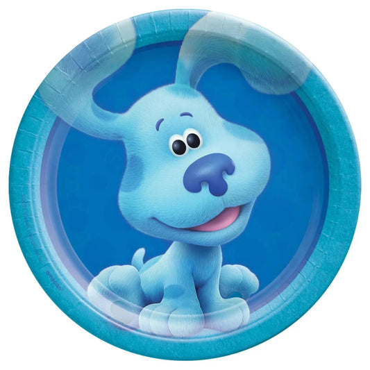 Blues Clues Round Plates - Blue
