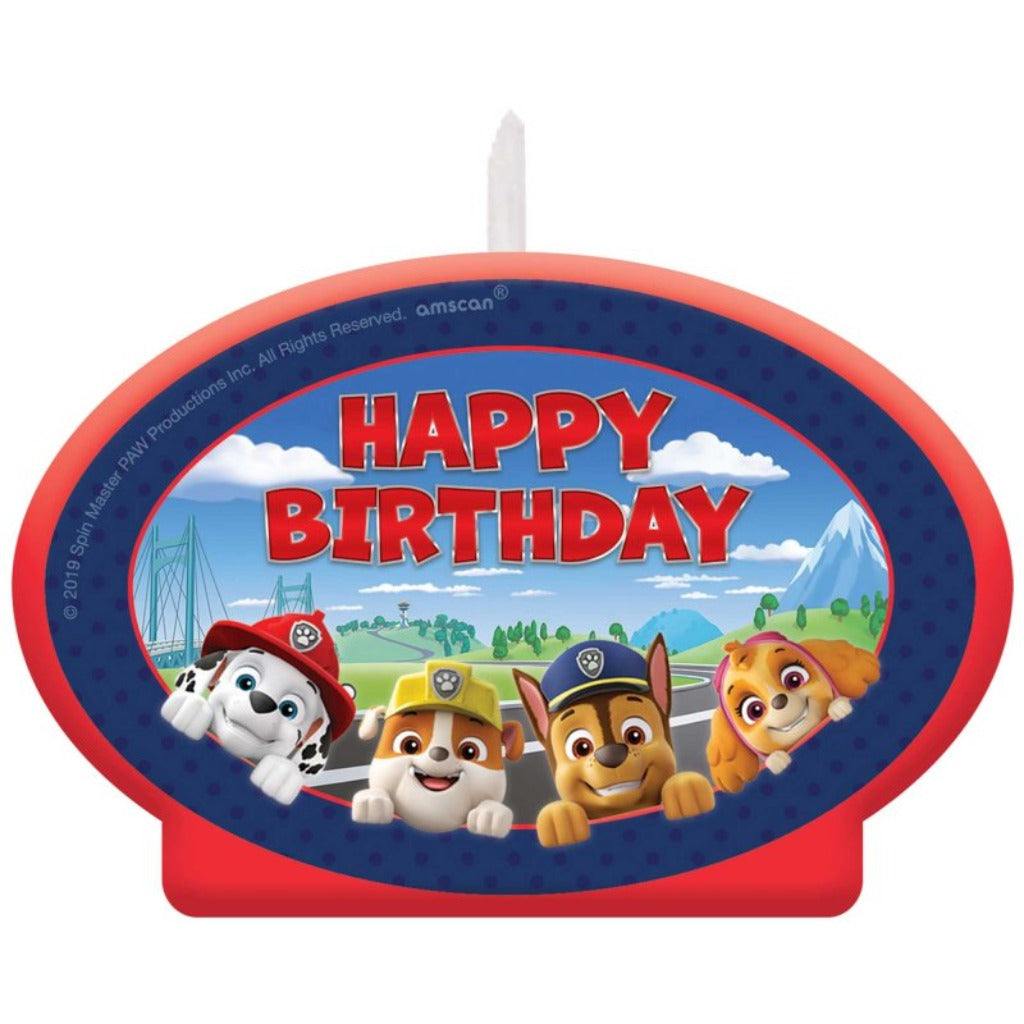 PAW PATROL ADVENTURES BIRTHDAY CANDLE