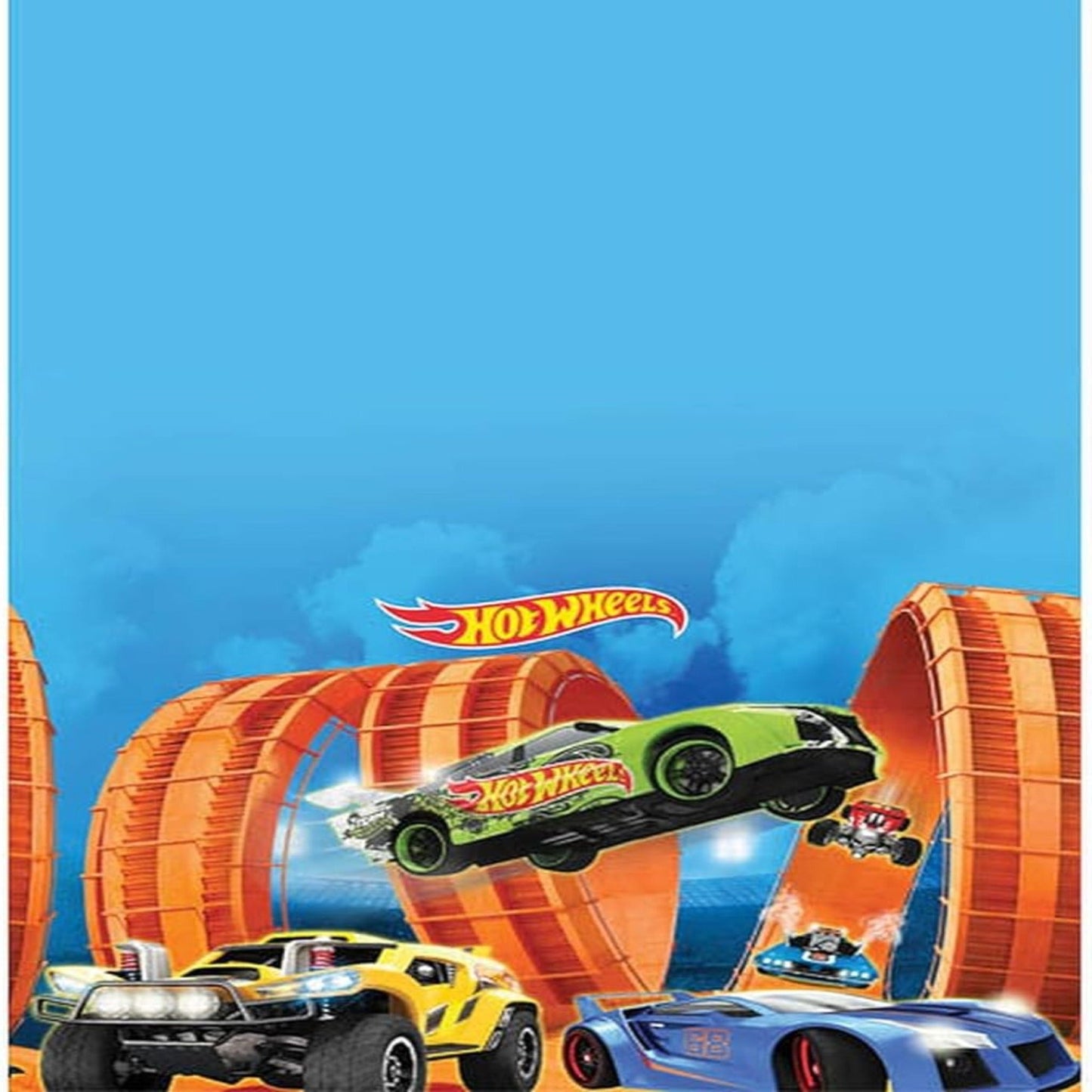Hot Wheels Wild Racer Plastic Table Cover
