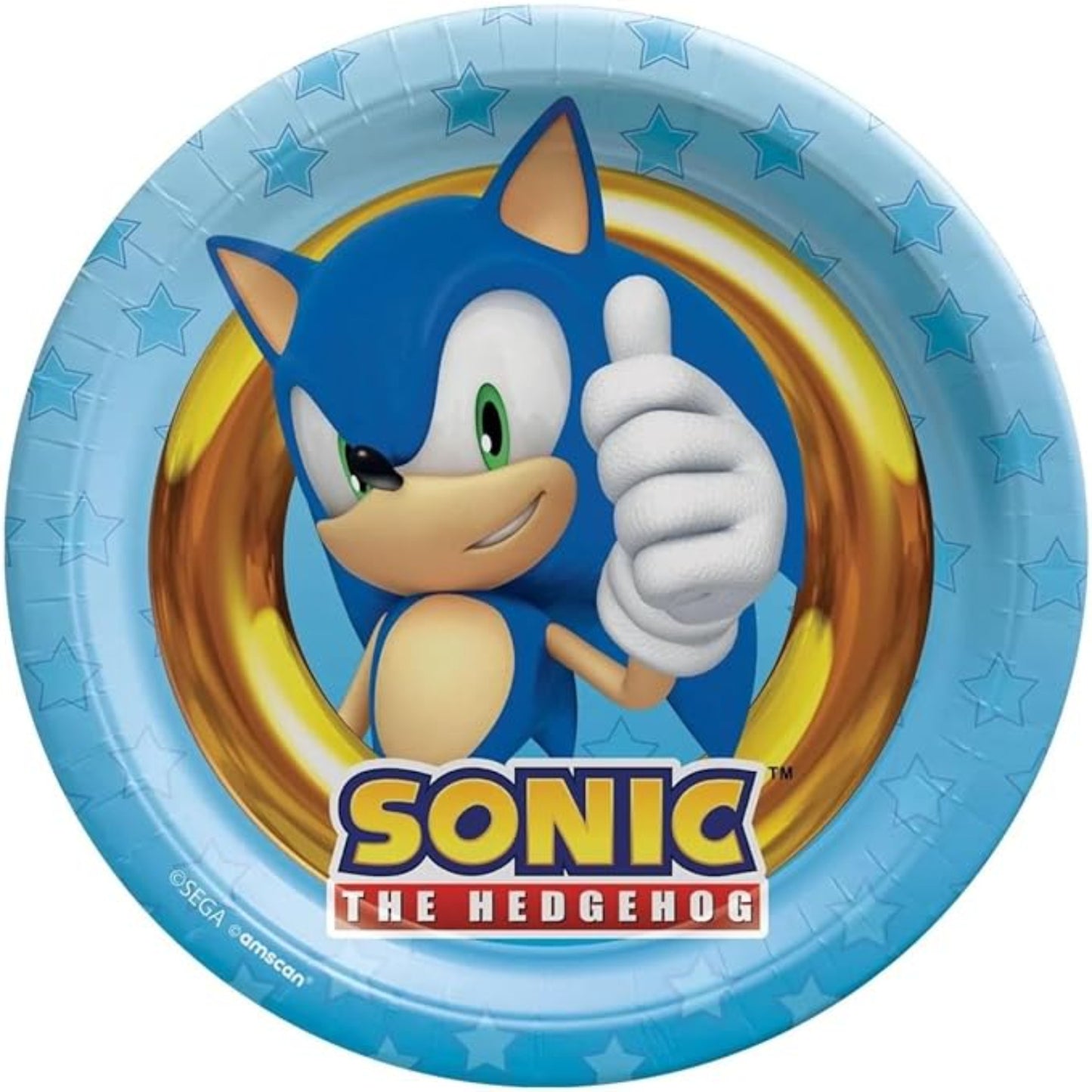 8 Sonic Dessert Plates