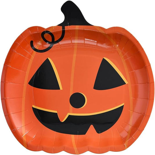 Spooky Spirits Pumpkin Dessert Plates