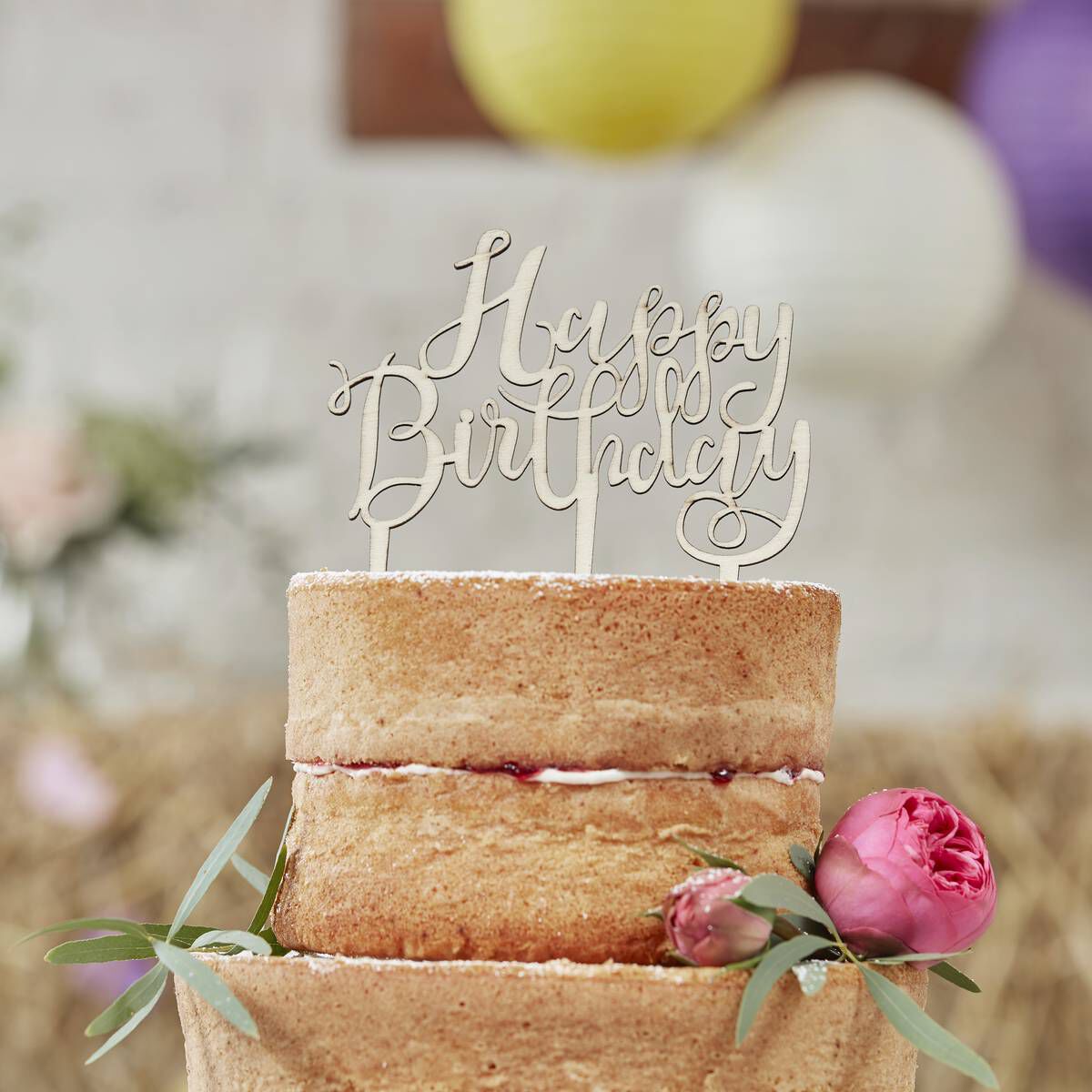 Happy Birthday Cake Topper