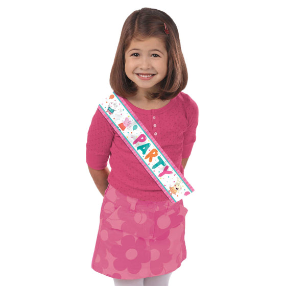 Peppa Pig Party Sash