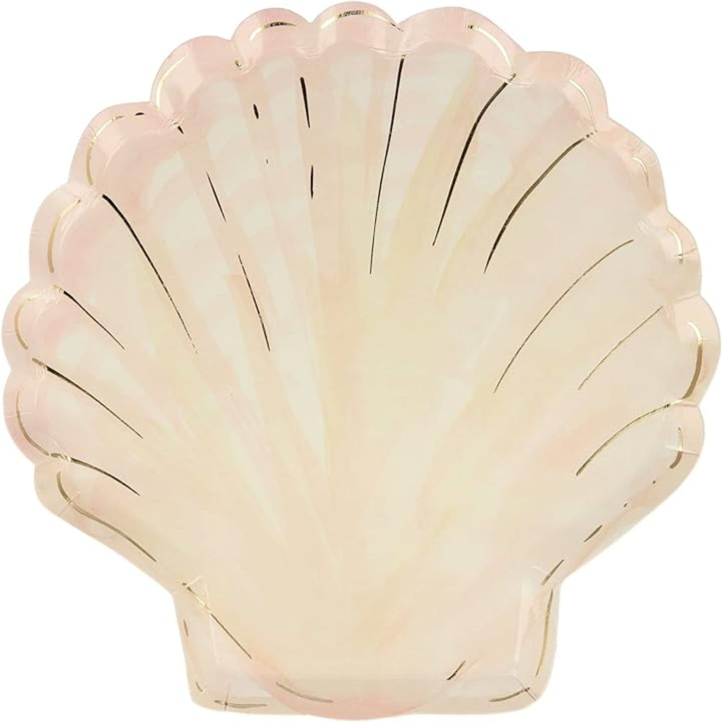 Watercolor Clam Shell Plates