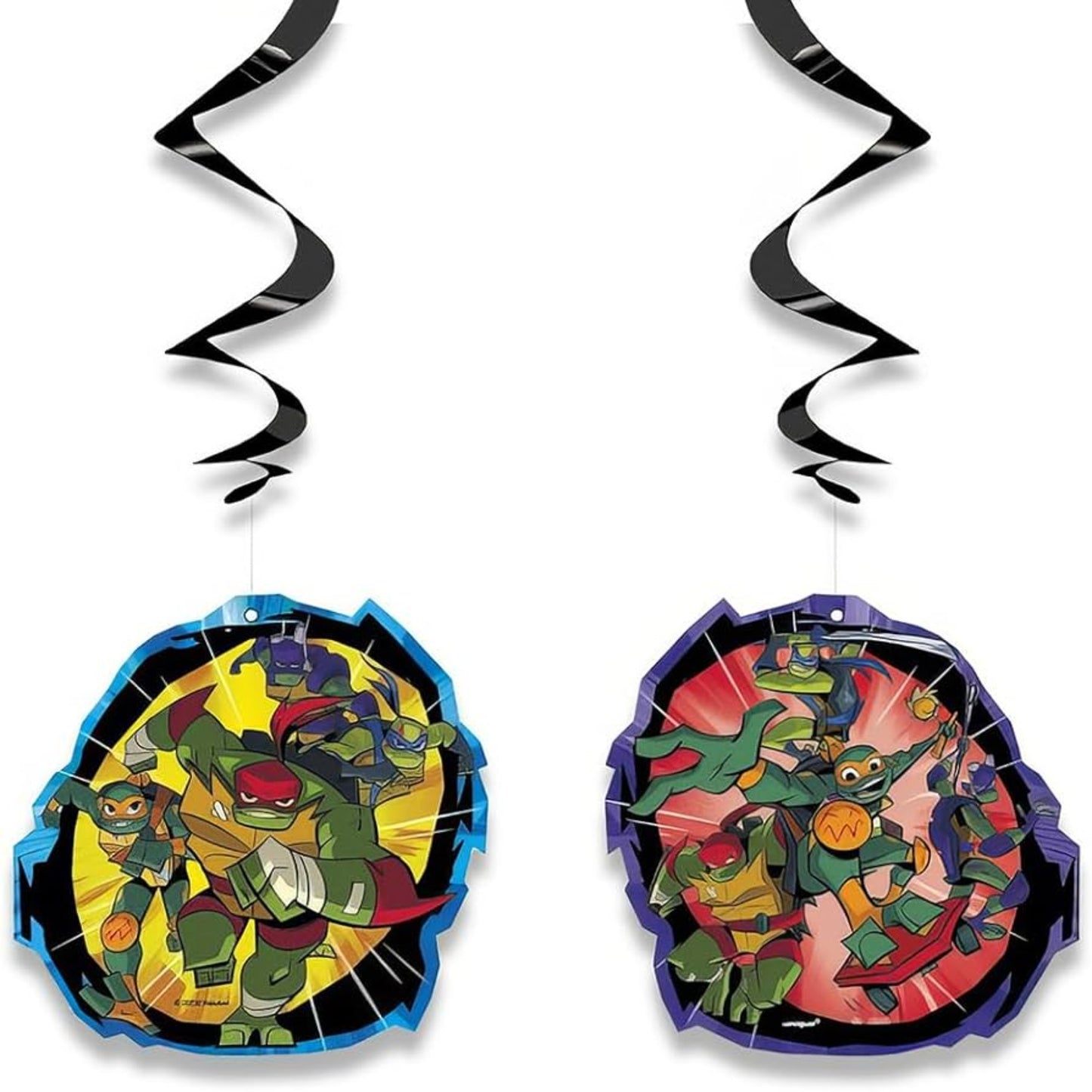 Ninja Turtles Hanging Swirl Decorations
