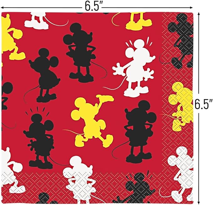 Mickey Mouse Luncheon Napkins