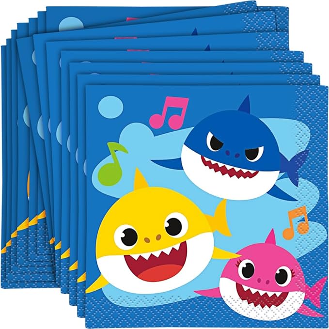 Baby Shark Beverage Napkins