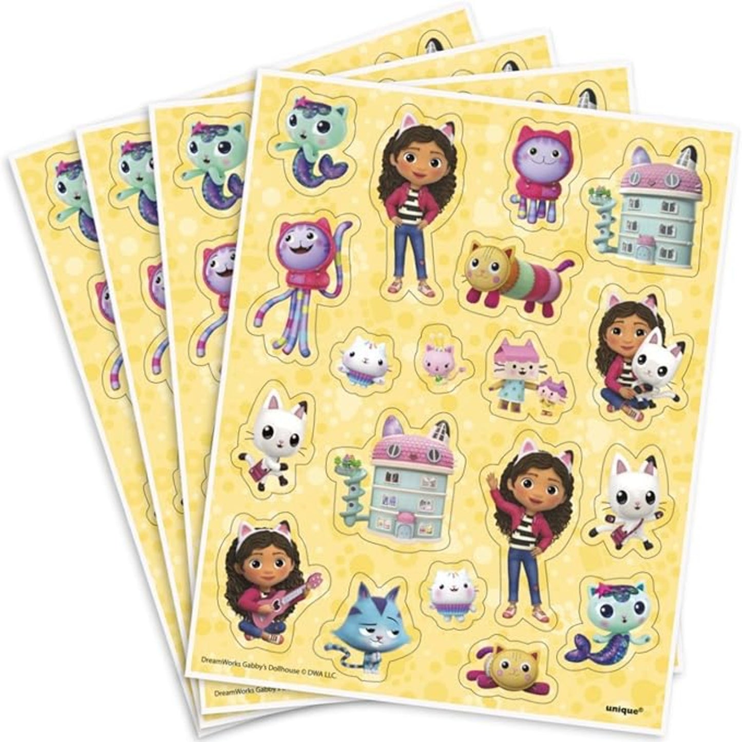 Gabby's Dollhouse Sticker Sheet Favors