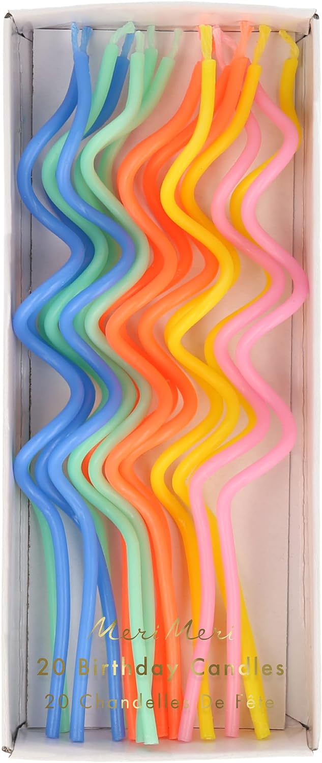 Mixed Swirly Candles