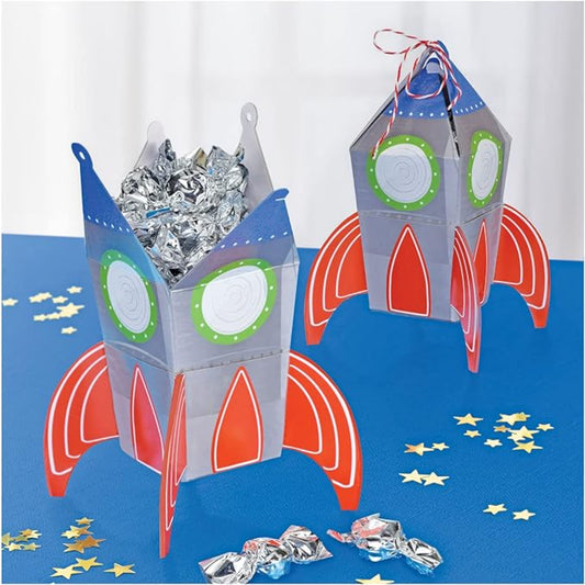 Blast off Rocket Favor Box