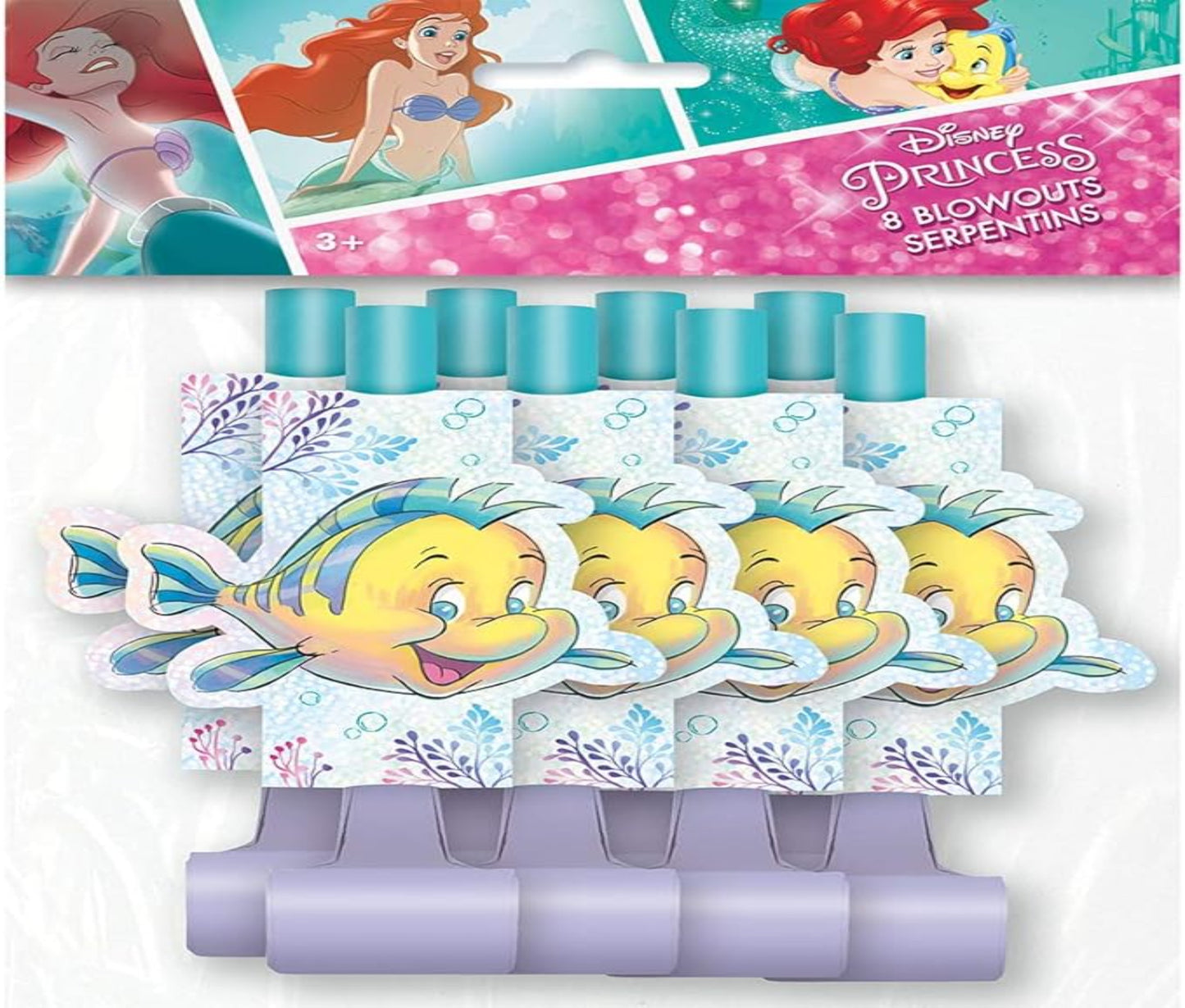 Little Mermaid Flounder Party Blowouts