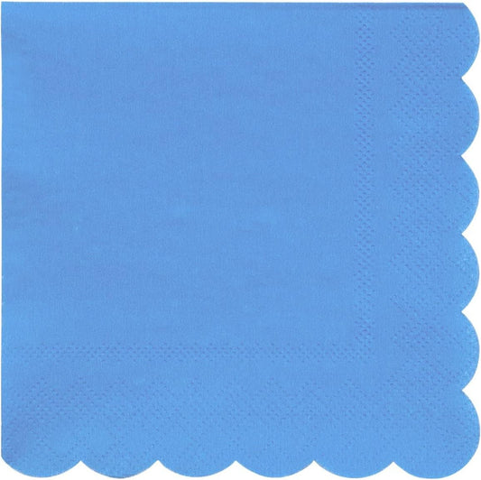 Bright Blue Small Napkins