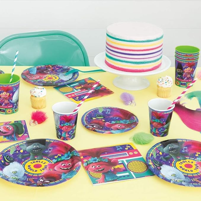 Trolls World Tour Multicolor Luncheon Napkins