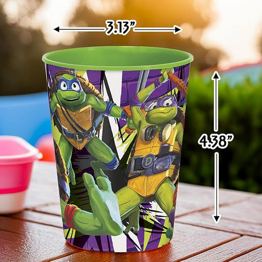 TMNT Mutant Mayhem 16oz Plastic Stadium Cup